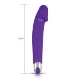 Вибратор - Rechargeable IJOY Silicone Dildo Purple