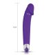Вибратор - Rechargeable IJOY Silicone Dildo Purple