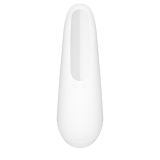 Вакуумный клиторальный стимулятор Satisfyer Curvy 1+ White
