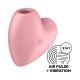 Вакуумний стимулятор - Satisfyer Cutie Heart Light Red