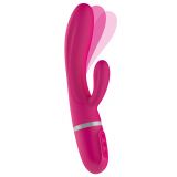 Вибратор-кролик Liebe Bend It Plus Cerise, гибкий, 2 мотора, 10 режимов
