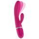 Вибратор-кролик Liebe Bend It Plus Cerise, гибкий, 2 мотора, 10 режимов