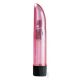 Вибратор пластиковый Crystal Clear, 13Х2,5 см (розовый)