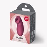 Вакуумний стимулятор Fun Factory Desire Wine Red, 11 режимів роботи, перезаряджуваний