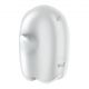 Вакуумный клиторальный стимулятор с вибрацией Satisfyer Glowing Ghost White, светится в темноте