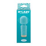 Вібромасажер M’Lady Mini Vibrating Wand Teal