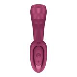 Вагінально-кліторальний вібратор Satisfyer G for Goddess 3 Wine Red, 2 мотори