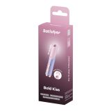 Вакуумный стимулятор Satisfyer Bold Kiss Violet, магнитная технология 3D Air Pulse, 30 режимов работы