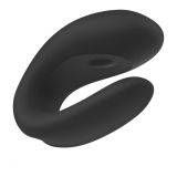 Вібратор для пар - Satisfyer Double Joy Black (App)