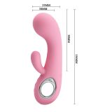 Комп'ютерний вібратор - Pretty Love Chris Vibrator Light Pink