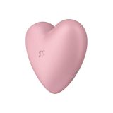 Вакуумний стимулятор - Satisfyer Cutie Heart Light Red
