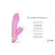 Gvibe Grabbit - Candy Pink вібратор-кролик з трьома моторчиками, 18х3.5 см