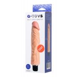 Реалистичный вибратор Toyfa A-Toys, TPE, мульскоростной, телесный, 20 см