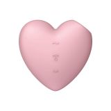 Вакуумний стимулятор - Satisfyer Cutie Heart Light Red