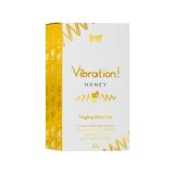 Жидкий вибратор Intt Vibration Honey (15 мл), густой гель, очень вкусный, действует до 30 мин