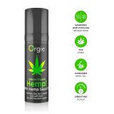 Возбуждающий гель для пар Orgie Hemp! Intense Orgasm, 15 мл, тепло-холод, эффект сильной вибрации