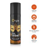 Жидкий вибратор Orgie Dual Vibe! Sex On The Beach Kissable Liquid Vibrator, 15 мл