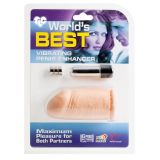 Вібронасадка для збільшення члена TLC World's Best Vibrating Penis Enhancer, 7,5 см