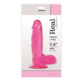 Фалоімітатор Real Rapture Pink 7.5", 19х4 см