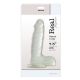 Фалоімітатор Real Rapture Clear 7,5", 19х4 см