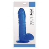 Фалоімітатор Real Rapture Blue 10", 25,5Х5, 5 см