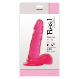 Фалоімітатор Dildo Real Rapture Pink 6.5", 16,5х4 см
