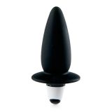 Анальна пробка з вібрацією MF Anal plug, 10Х3 см