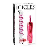 Вибратор стеклянный Icicles №4, 15х2 см