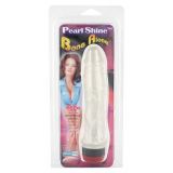 Вібратор латексний Pearl Shine Bone Alone, 16х3, 5 см