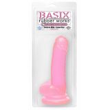 Фалоімітатор Basix 8" SC Dong, 20x4.6 см 
