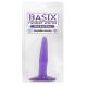 Анальна пробка Basix Mini BP, пурпурний, 11х2 см