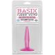 Анальна пробка Basix Mini BP, рожевий, 11х2 см