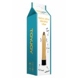 Вібратор пластиковий Retro Ultra Slimline Gold, 17х2, 5 см