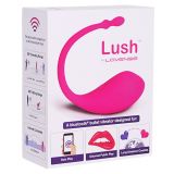Виброяйцо со смарт-приложением и подключением к вебкам-чатам - Lovense Lush Bullet Vibrator, 18х3,4 см