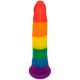 Фалоімітатор Pride Dildo Silicone Rainbow, 14х3, 6 см