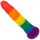 Фалоімітатор Pride Dildo Silicone Rainbow, 14х3, 6 см