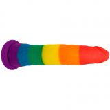 Фалоімітатор Pride Dildo Silicone Rainbow, 14х3, 6 см