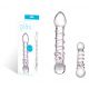 Подвійний фалоімітатор Glass Spiral Staircase Full Glass Dildo, 12,7х3, 7 см