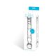 Подвійний фалоімітатор Glass Joystick Clear Glass Dildo, 20х3, 9 см