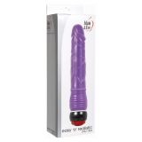 Реалістичний вібратор Easy O Realistic Jelly Vibe, бузковий, 22х4 см