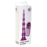 Анальна віброялиночка Easy Anal Buddy Purple, 22х3 см