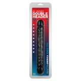 Подвійний фалоімітатор Double Header 12 Inch Bender, чорний, 30х4 см