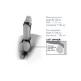 Насадка на член з анальною пробкою Fx Extreme Enhancer W Anal Plug