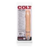 Анальний вібратор Colt Deep Drill, 20х5 см 