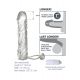 Вібронасадка для збільшення члена Fx Vibrating Super Sleeve, +2,5 см