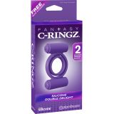 Ерекційне віброкільце Fantasy C - Ringz Silicone Double Delight