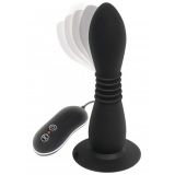 Гнучка анальна пробка з вібрацією Anal Power Flex, 15,2х4 см