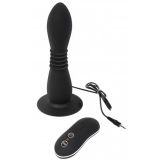 Гнучка анальна пробка з вібрацією Anal Power Flex, 15,2х4 см