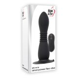 Гнучка анальна пробка з вібрацією Anal Power Flex, 15,2х4 см