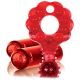 Ерекційне кільце з 2 віброкулями The Mighty Marble Double Bullet